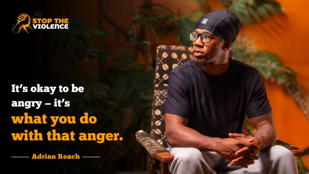 Man reflecting on anger management.